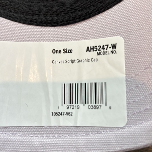 Carhartt Force Sweatband ,Canvas,embroidered script graphic hat,buckle back - Picture 9 of 10